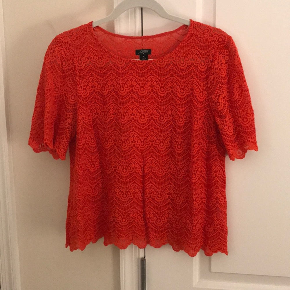 Jcrew lace top
